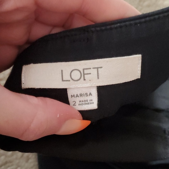 Loft Black Capri Work Pants - Picture 3 of 4